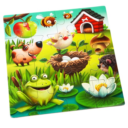Puzzles 3 in 1 "Favorite animals"
