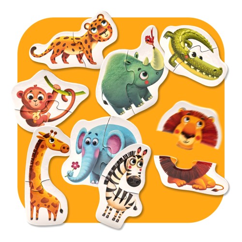 Puzzles "African animals"