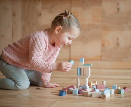Wooden blocks construction kit «Cubika 4»