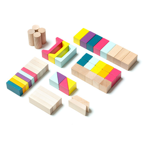 Wooden blocks construction kit «Cubika 2»