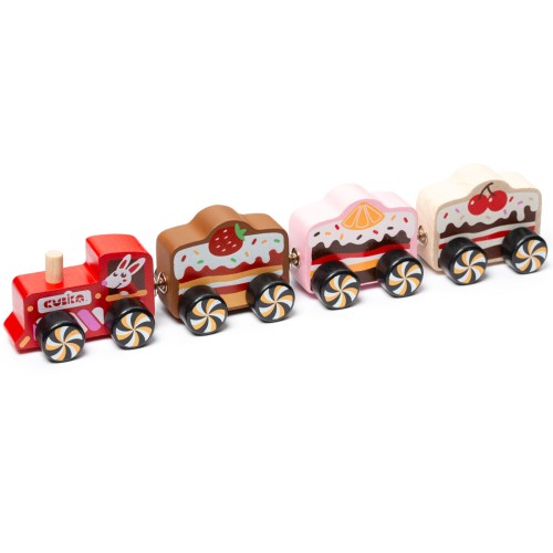 Wooden toy - train "Cakes"